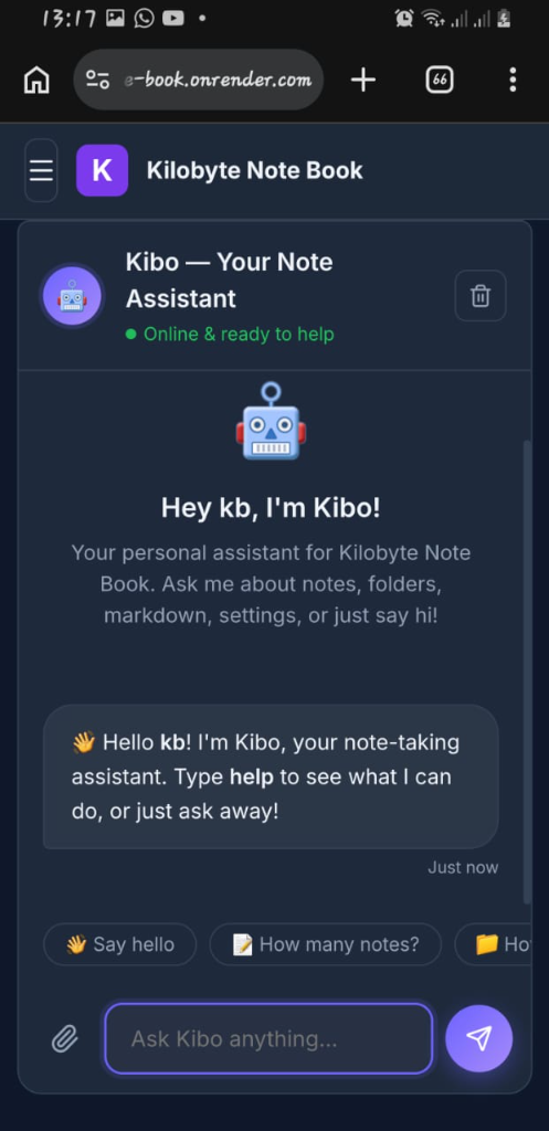 Kilobyte Notebook